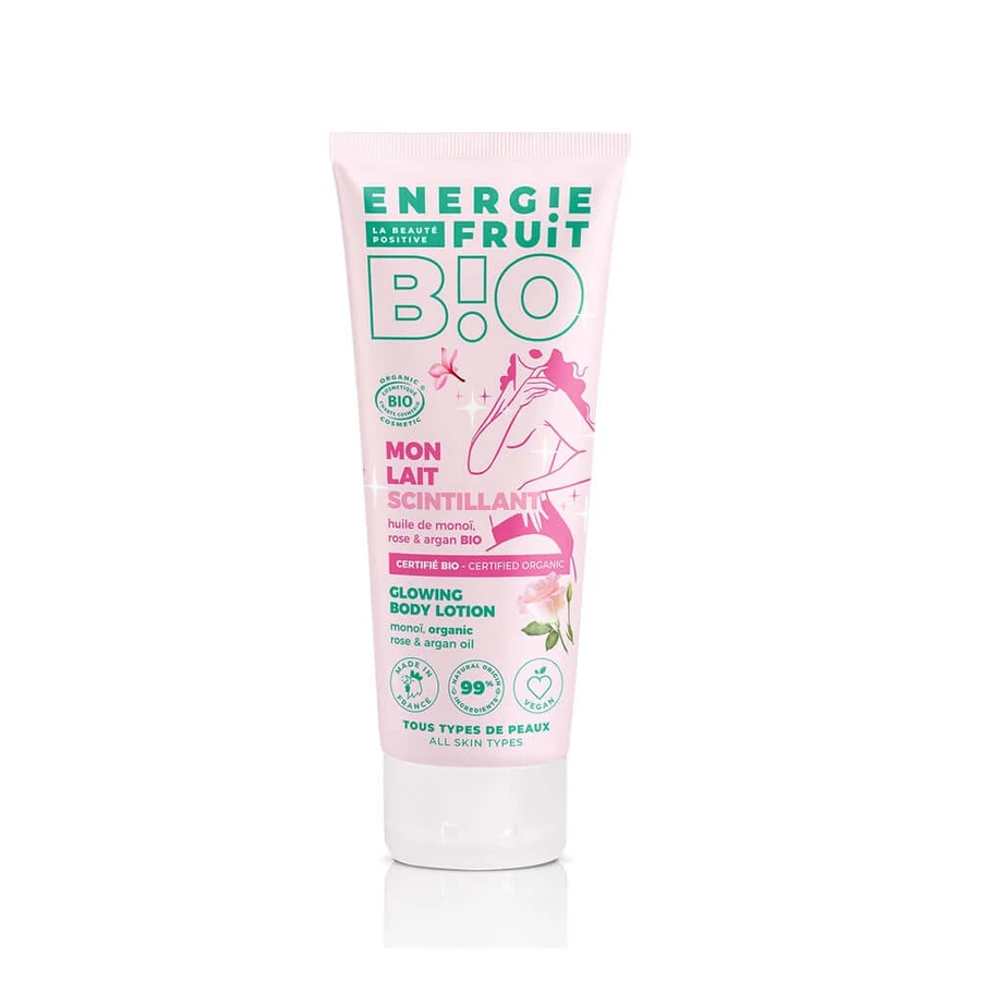 Energie Fruit Scintillant Zertifizierte Bio-Körpermilch aus Monoi, Rose und Arganöl SCINTILLANT MONOÏ ROSE 200 ml
