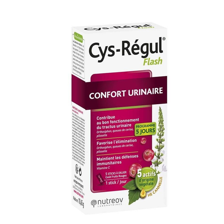 Nutreov Cys-Regul Flash urinary comfort 5 sticks