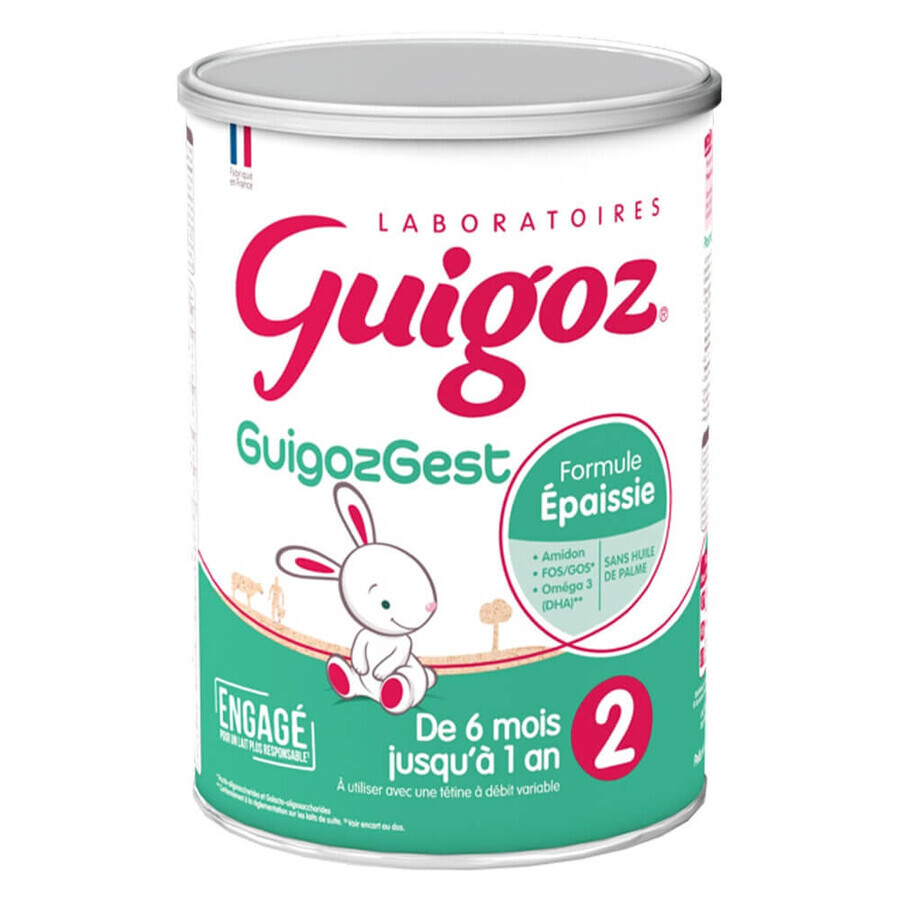 Guigoz Guigozgest GuigozGest 2 Leche en Polvo Fórmula Espesada 6-12 meses 6 A 12 Mois 800g