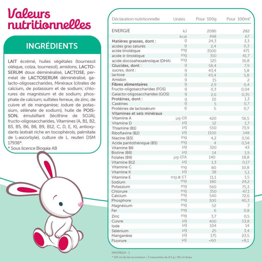 Guigoz Guigozgest GuigozGest 2 Leche en Polvo Fórmula Espesada 6-12 meses 6 A 12 Mois 800g