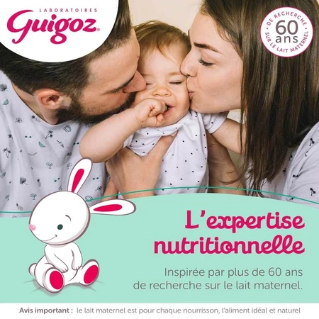 Guigoz Guigozgest GuigozGest 2 Milchpulver verdickte Formel 6-12 Monate 6 A 12 Mois 800g