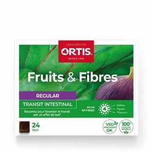Ortis Fruit & Vezels Regular Darmtransit 24 Blokjes