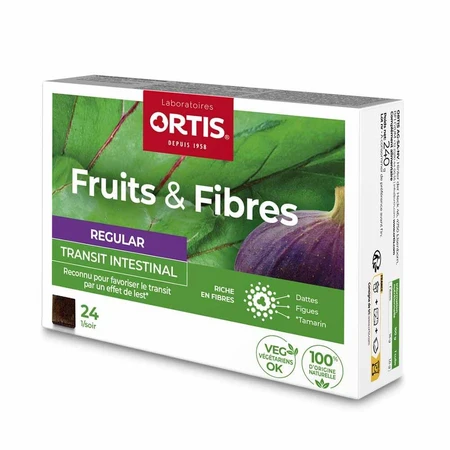 Ortis Fruit & Vezels Regular Darmtransit 24 Blokjes
