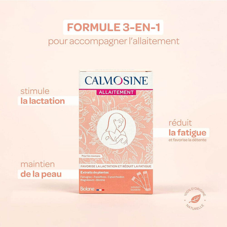 Calmosine Natural breastfeeding solution 10ml x 14 sticks