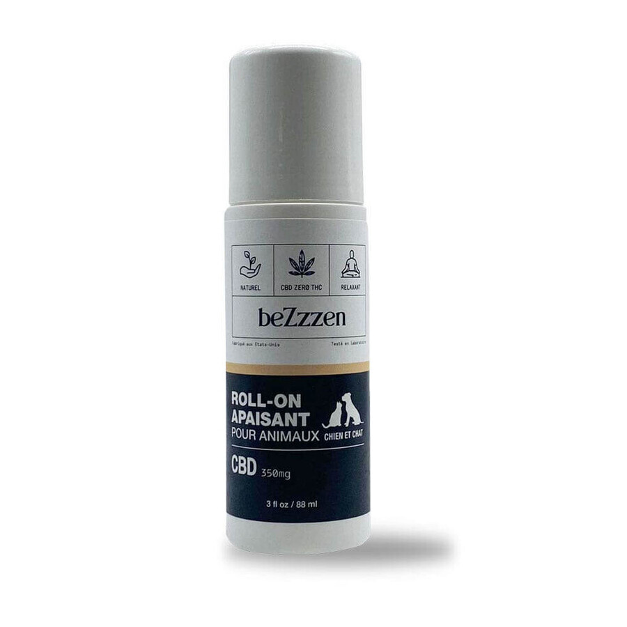 Winkel op Bezzzen CBD roll-on verzachtend huisdier 350 mg Hond en Kat 88 ml Bezzzen CBD roll-on verzachtend huisdier 350 mg Hond en Kat 88 ml