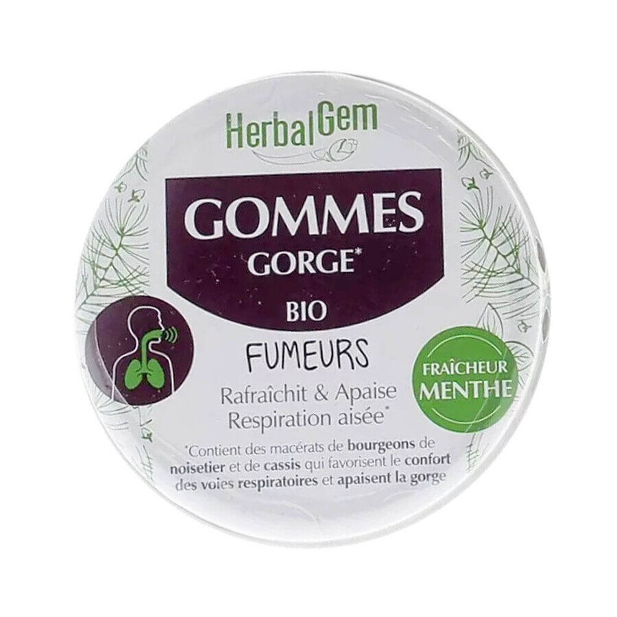 Herbalgem Gommes Gorge Fumeurs Bio 45g