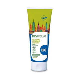 Gel para el cuerpo y el cabello sin jabón Bio Secure leche de algodón bio 100ml