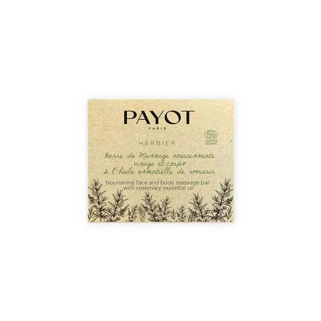 Payot Herbier Barra de masaje nutritiva con aceite esencial de Romero Cara y cuerpo 50g