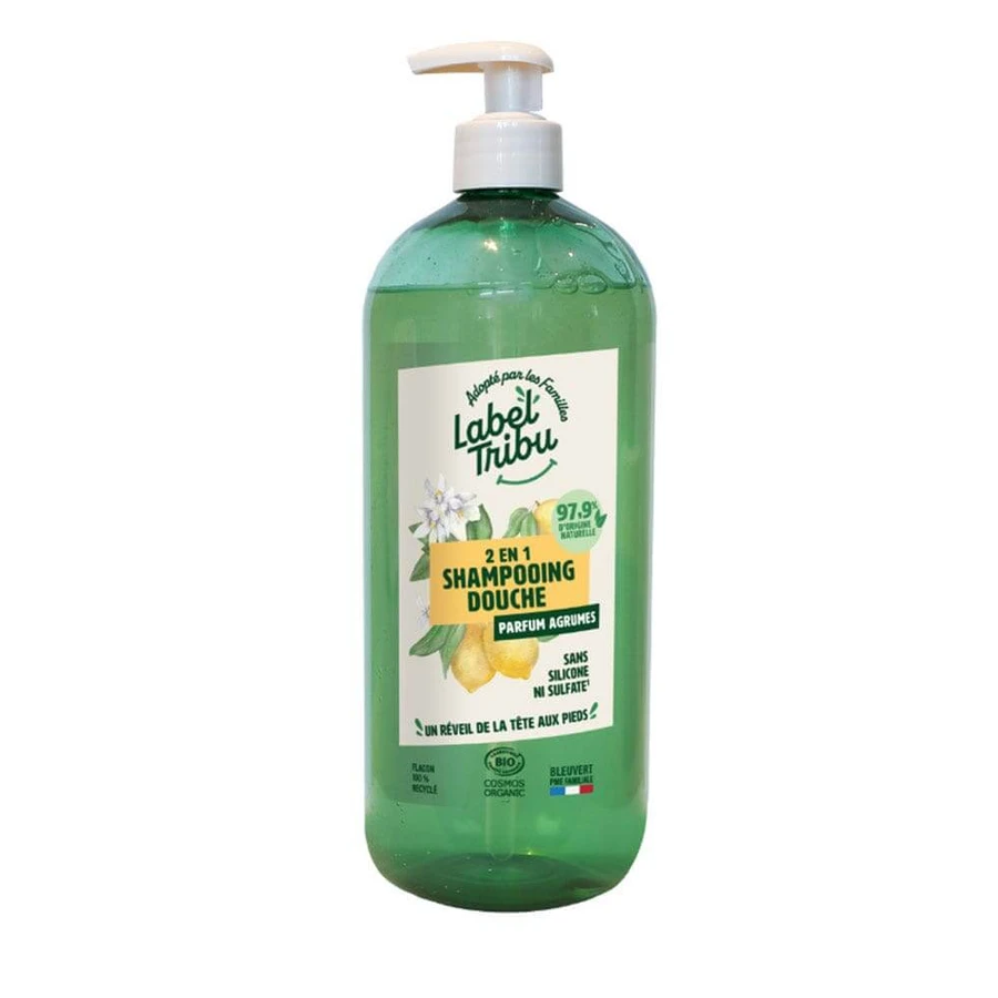 Label Tribu Zitrus-Dusch-Shampoo 2in1 1L