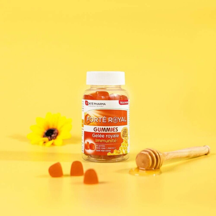 Forté Pharma Forté Royal Royal Jelly lemon-honey flavor from 3 years old 60 chewing gummies