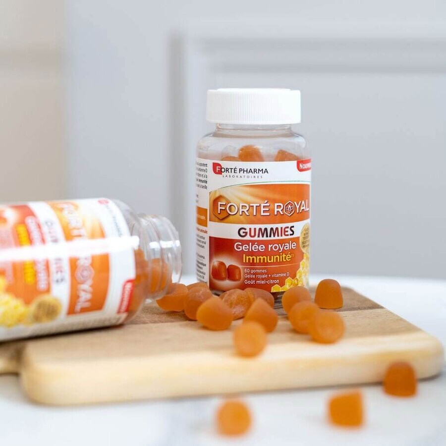 Forté Pharma Forté Royal Royal Jelly lemon-honey flavor from 3 years old 60 chewing gummies