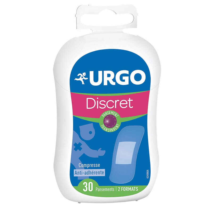 Urgo Compresse antiaderenti 30 Medicazioni trasparenti discrete