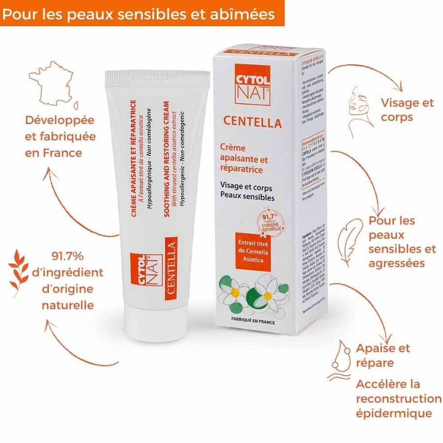 Cytolnat Centella Cremă reparatoare calmantă 50ml