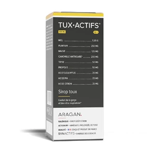 Aragan Synactifs TuxActifs a partir de 12 años Jarabe para la tos 125 ml