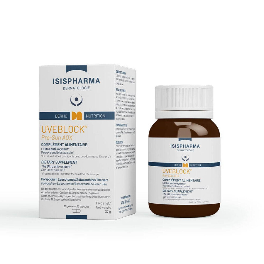 Winkel op Isispharma UV Block Pre Sun 60 capsules Isispharma UV Block Pre Sun 60 capsules