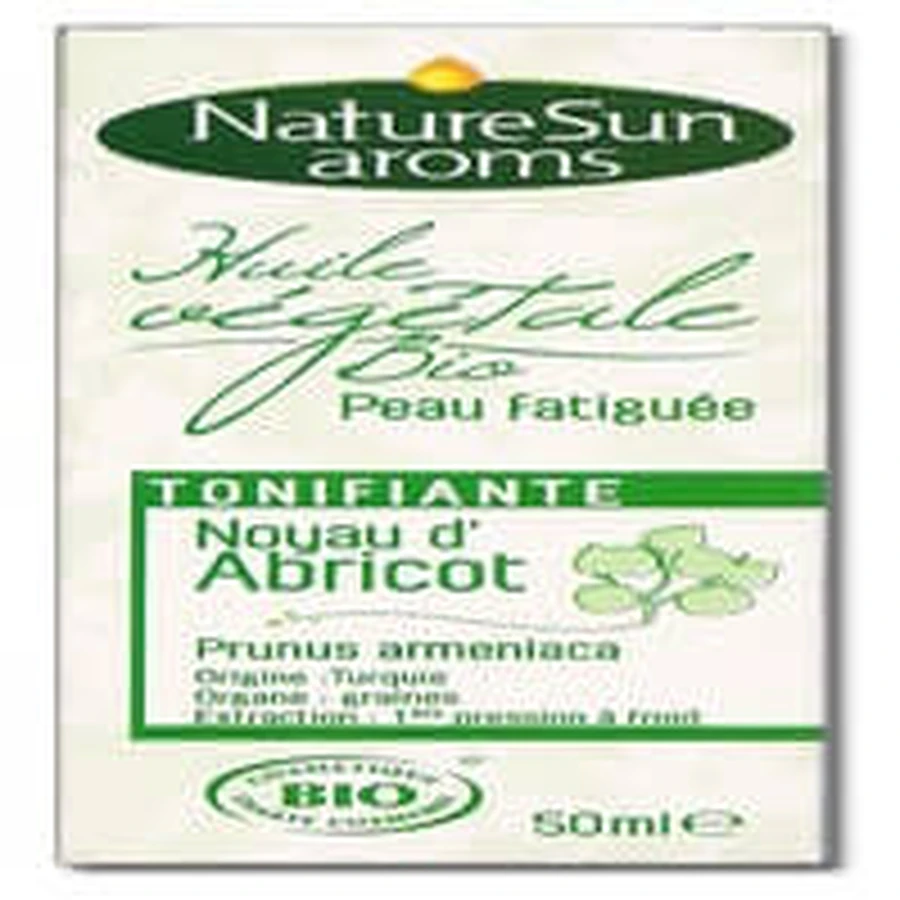 Naturesun Aroms Biologische abrikozenpit plantaardige olie 50ml