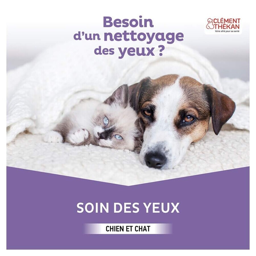 Clement-Thekan Soin des Yeux Chiens et Chats 100ml Clement-Thekan Soin des Yeux Chiens et Chats 100ml
