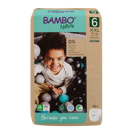Bambo Nature Luiers maat 6 7-14 kg x18 stuks