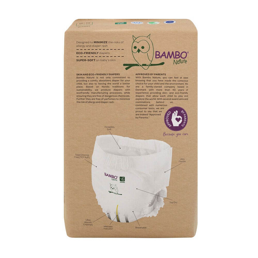 Bambo Nature Windeln Größe 6 7-14 kg x18 Stück