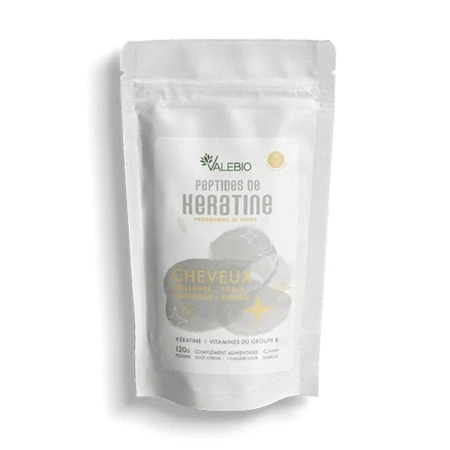 Valebio Péptidos de Queratina para el Cabello Sabor Limón 120g