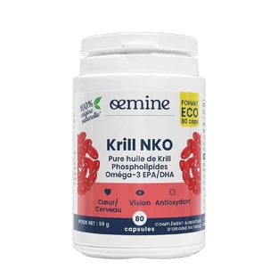 Oemine Krill Herz und Vision 80 Kapseln