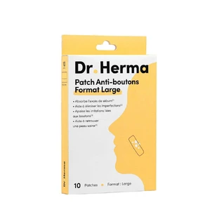 Dr. Herma Parche Anti-Boutons Formato Grande x10