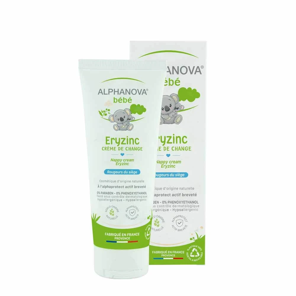 Alphanova Bébé Baby diaper changing cream eryzinc 75g