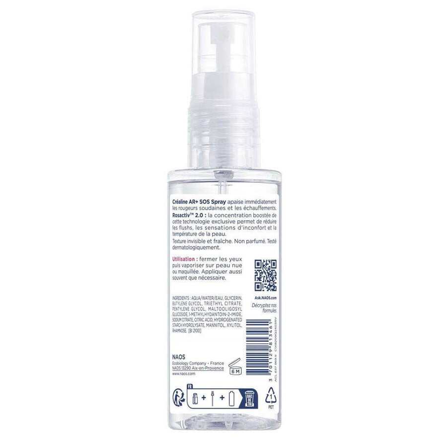 Bioderma Crealine AR+ Sos Spray Peaux Sensibles Réactives 70ml Bioderma Crealine AR+ Sos Spray Peaux Sensibles Réactives 70ml