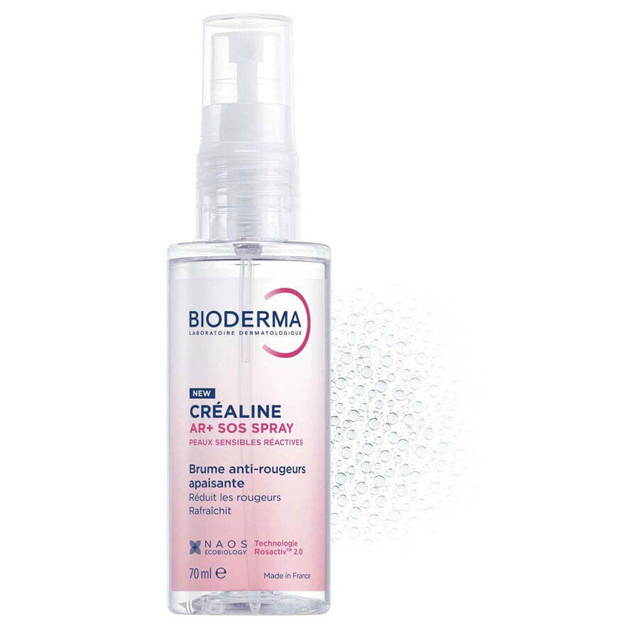 Bioderma Crealine AR+ Sos Spray Peaux Sensibles Réactives 70ml Bioderma Crealine AR+ Sos Spray Peaux Sensibles Réactives 70ml
