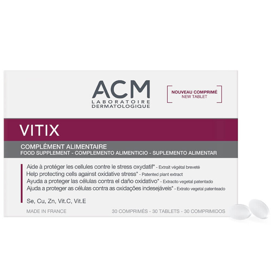 Acm Vitix Dietary supplement for oxidative stress 30 tablets