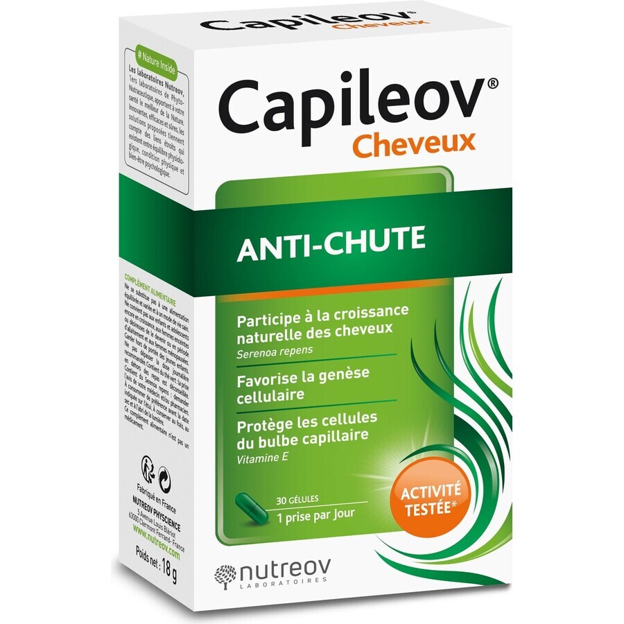 Nutreov Capileov Anti-Chute Cheveux 30 Gélules