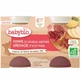 Babybio Apfel aus Nouvelle-Aquitaine und Granatapfel aus der Occitanie ab 6 Monaten 2x130 g