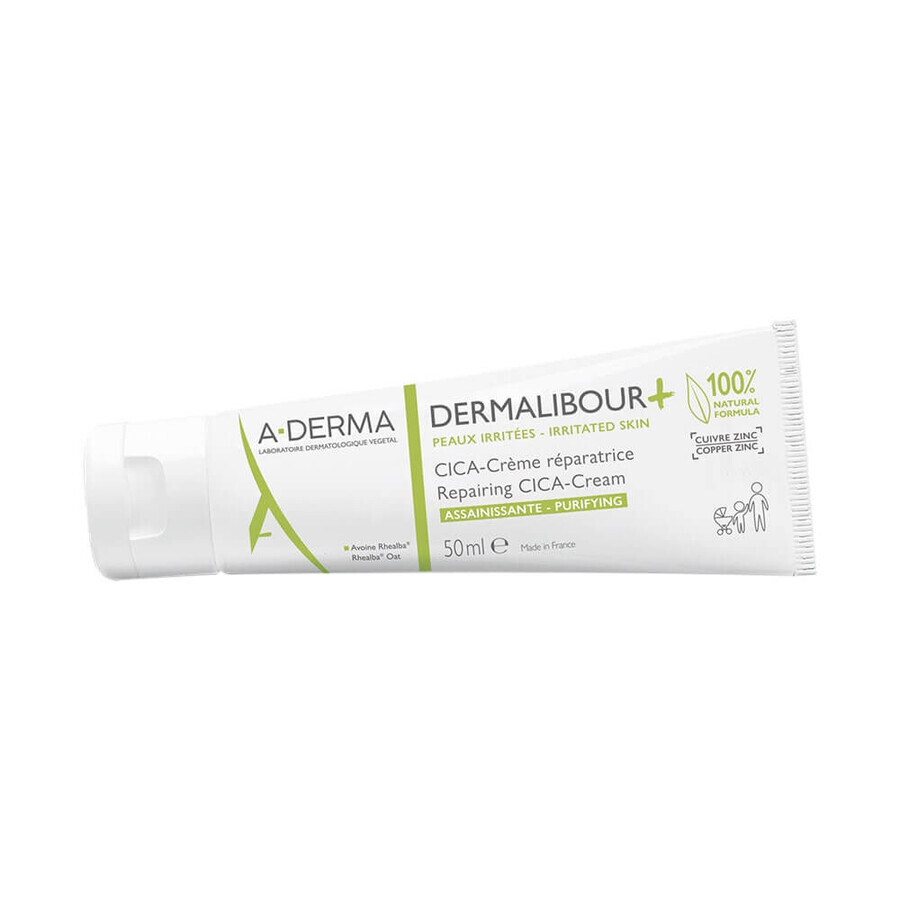 Comprar A-Derma Dermalibour+ CICA-Crema Reestructurante Purificante Piel Irritada 50ml A-Derma Dermalibour+ CICA-Crema Reestructurante Purificante Piel Irritada 50ml