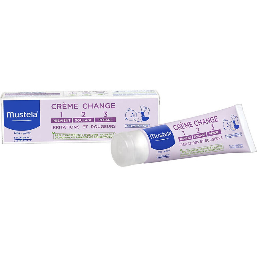 Mustela Windelwechselcreme 123 Irritation und Rötung Von Geburt an 100ml