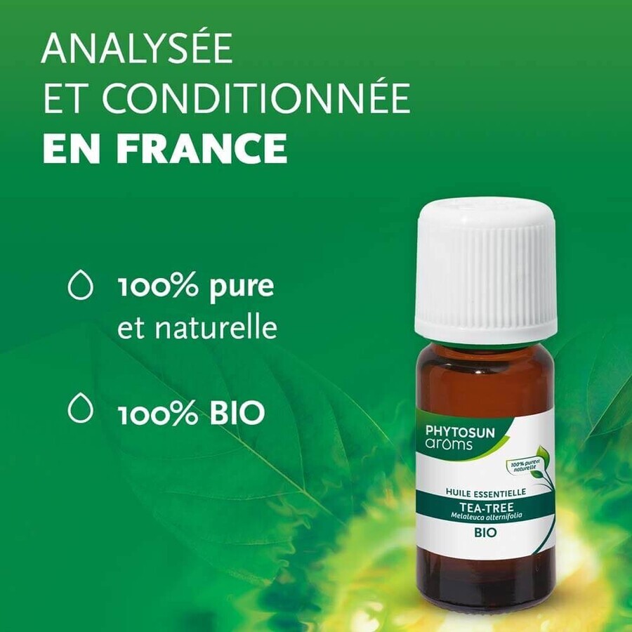 Phytosun Aroms Tea Trea Bio etherische olie 10ml Phytosun Aroms Tea Trea Bio etherische olie 10ml