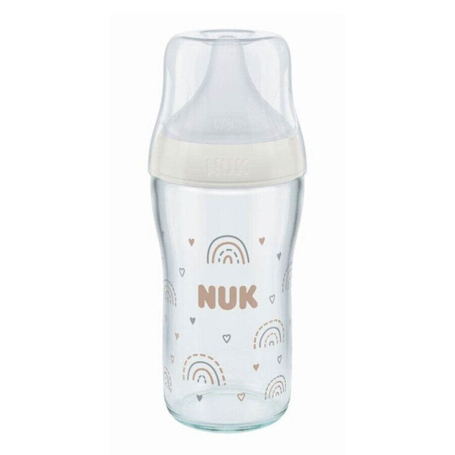 Acquista Nuk Perfect Match Biberon Elephant Taglia M in vetro Dès La Naissance 240 ml Nuk Perfect Match Biberon Elephant Taglia M in vetro Dès La Naissance 240 ml