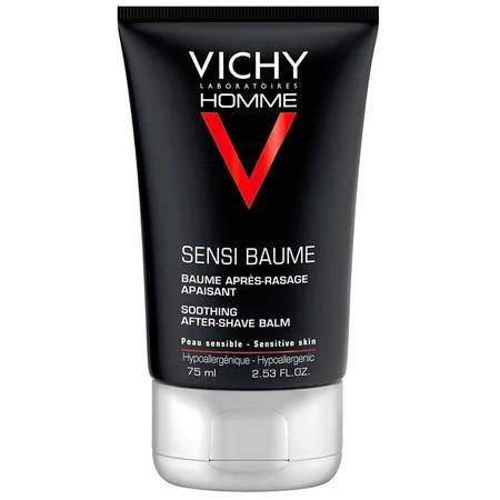 Vichy Men's Sensi Baume Bálsamo Aftershave Para Piel Sensible 75ml
