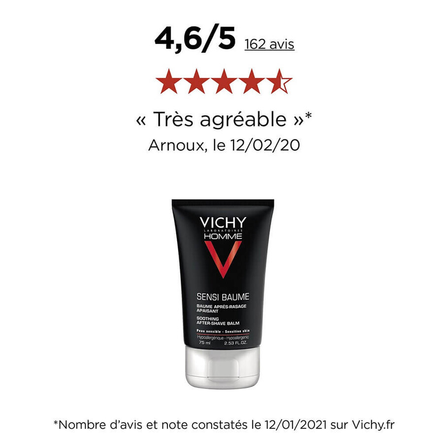 Vichy Homme Baume Apres-rasage Apaisant Sensibaume 75ml Vichy Homme Baume Apres-rasage Apaisant Sensibaume 75ml