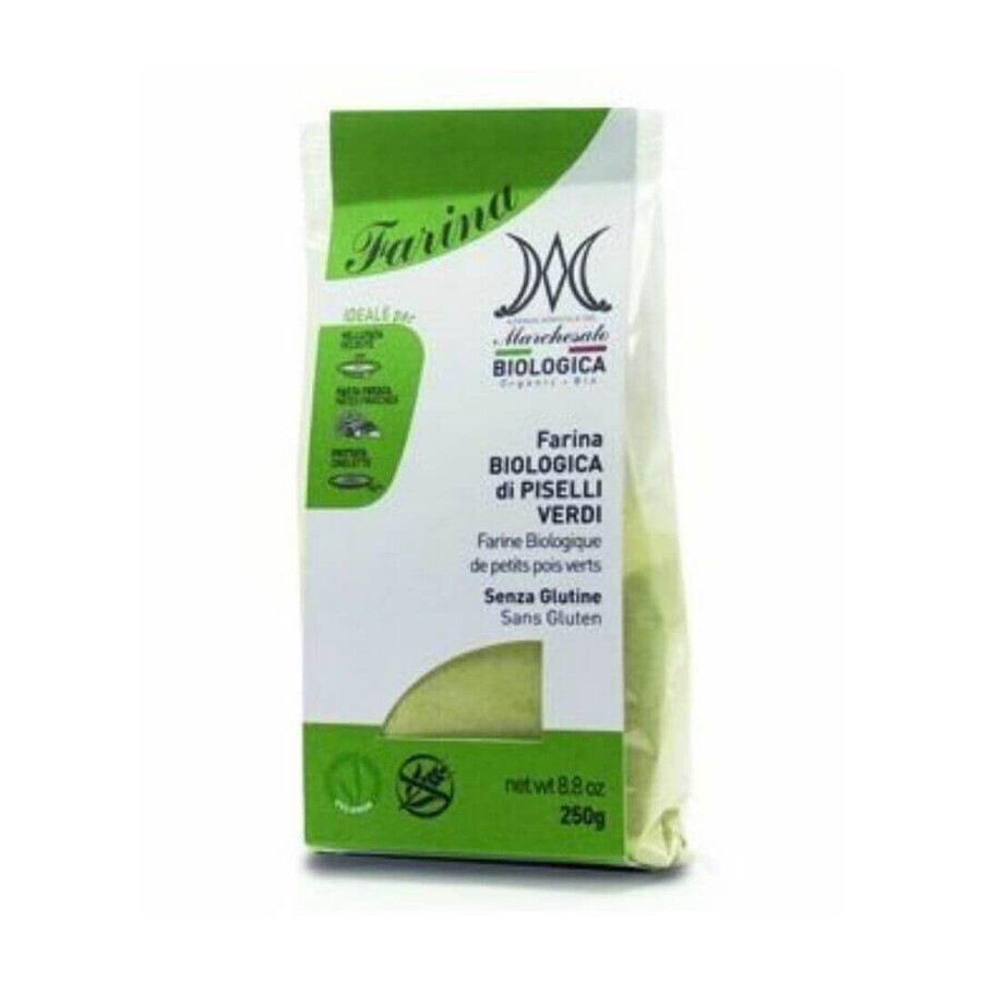 Acquista Farina bio di piselli verdi senza glutine, 250 g, Marchesato Farina bio di piselli verdi senza glutine, 250 g, Marchesato