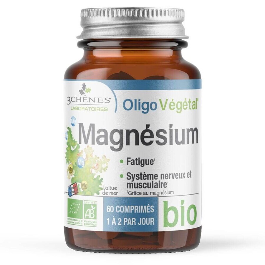 3 Chênes Magnesio Bio 60 compresse