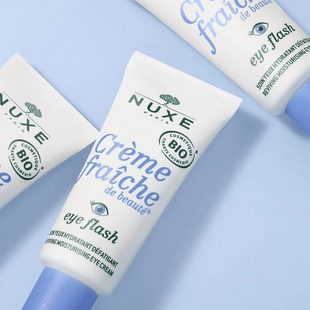 Nuxe Creme Fraîche De Beaute Anti-Müdigkeit feuchtigkeitsspendende Augenbehandlung Flash Organic 15ml