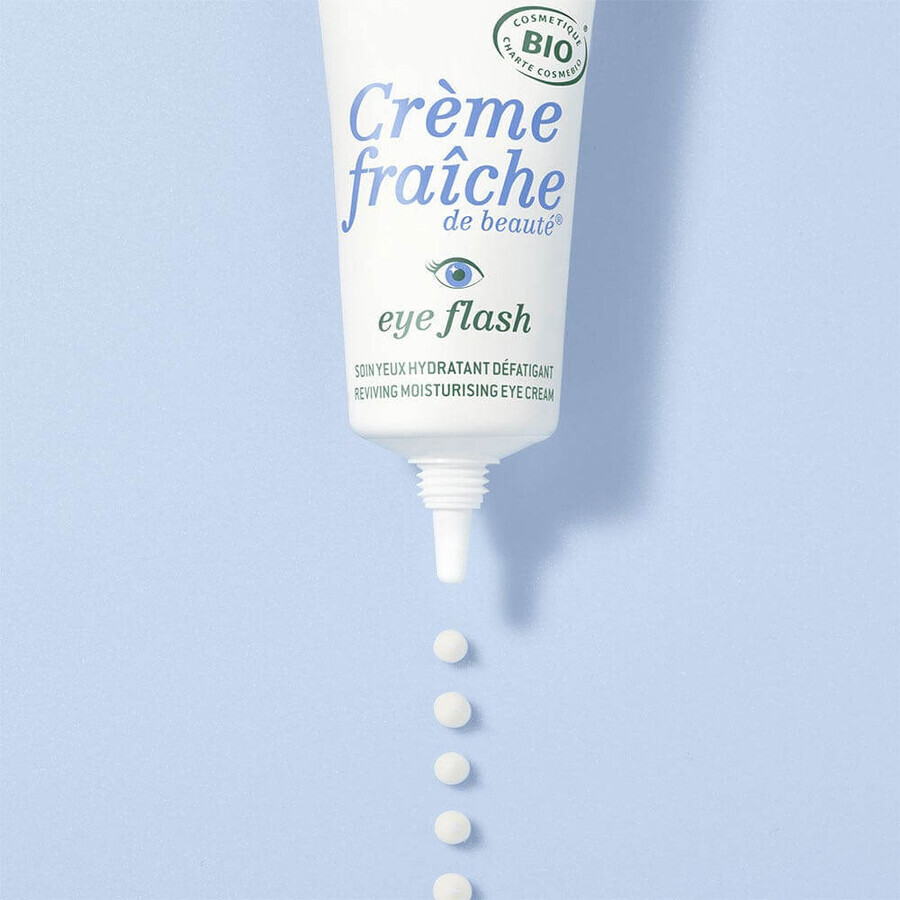 Nuxe Creme Fraîche De Beaute Eye Flash Soin Yeux Hydratant Défatigant Bio 15ml
