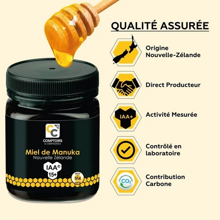 Comptoirs Et Compagnies Manuka Honing 15+ Umf/iaa 250g