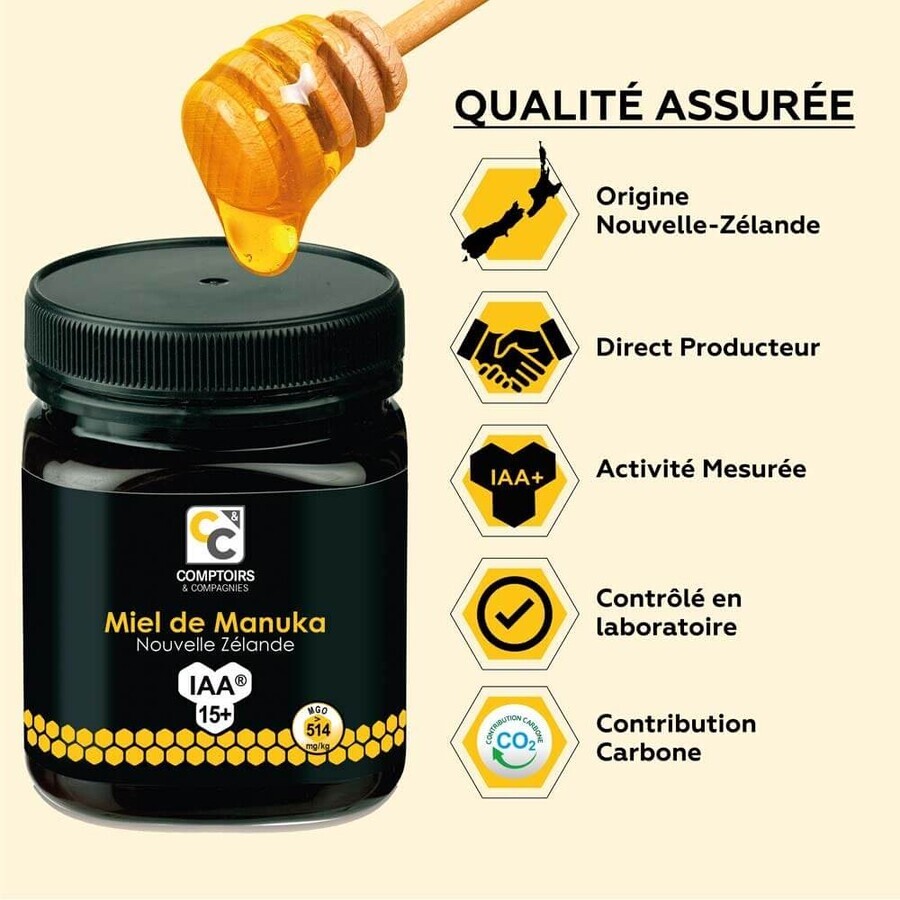 Comptoirs Et Compagnies Manuka Honey 15+ Umf/iaa 250g