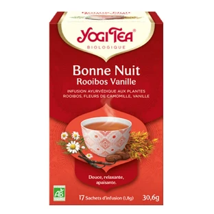 Yogi Tea Bonne Nuit Rooibos Vanille 17 Sachets