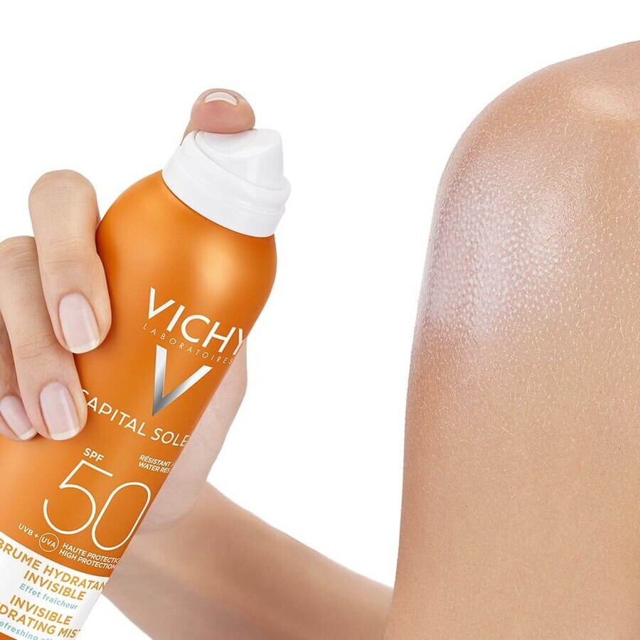Vichy Capital Soleil Spray hidratant invizibil cu protecție solară Spf50 200 ml