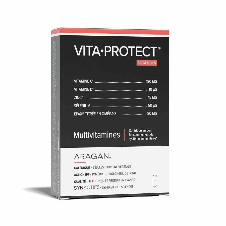 Aragan Synactifs Vitaprotect Multivitamines 30 gélules