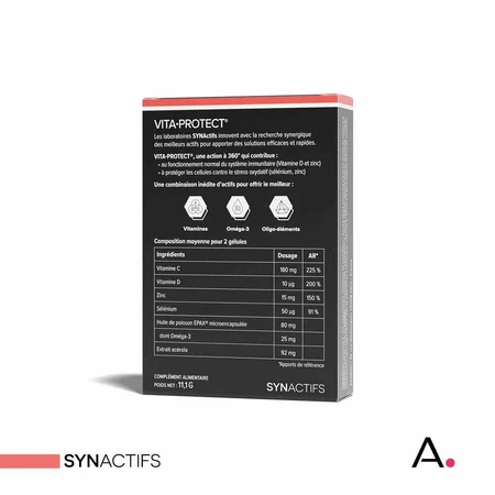 Aragan Synactifs Vitaprotect Multivitamines 30 gélules