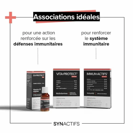 Aragan Synactifs Vitaprotect Multivitamines 30 gélules