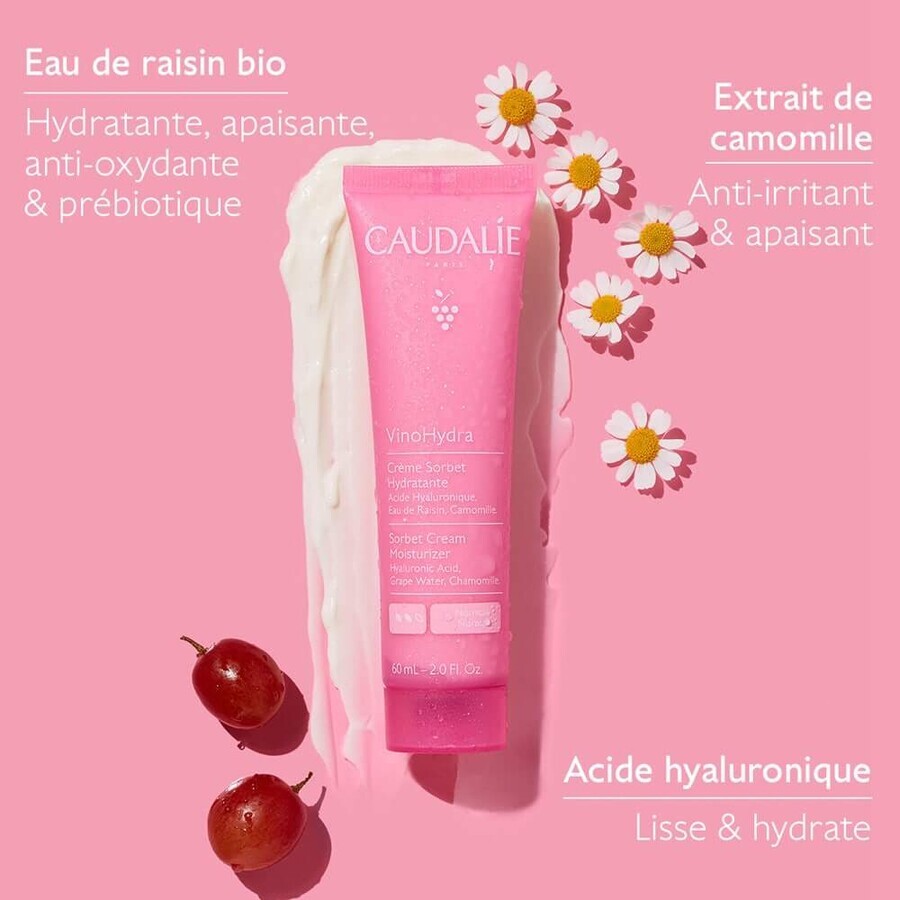 Caudalie VinoHydra Crema Sorbetto Idratante Pelle Sensibile 60ml Caudalie VinoHydra Crema Sorbetto Idratante Pelle Sensibile 60ml